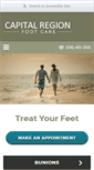 Mobile Screenshot of capitalregionfootcare.com